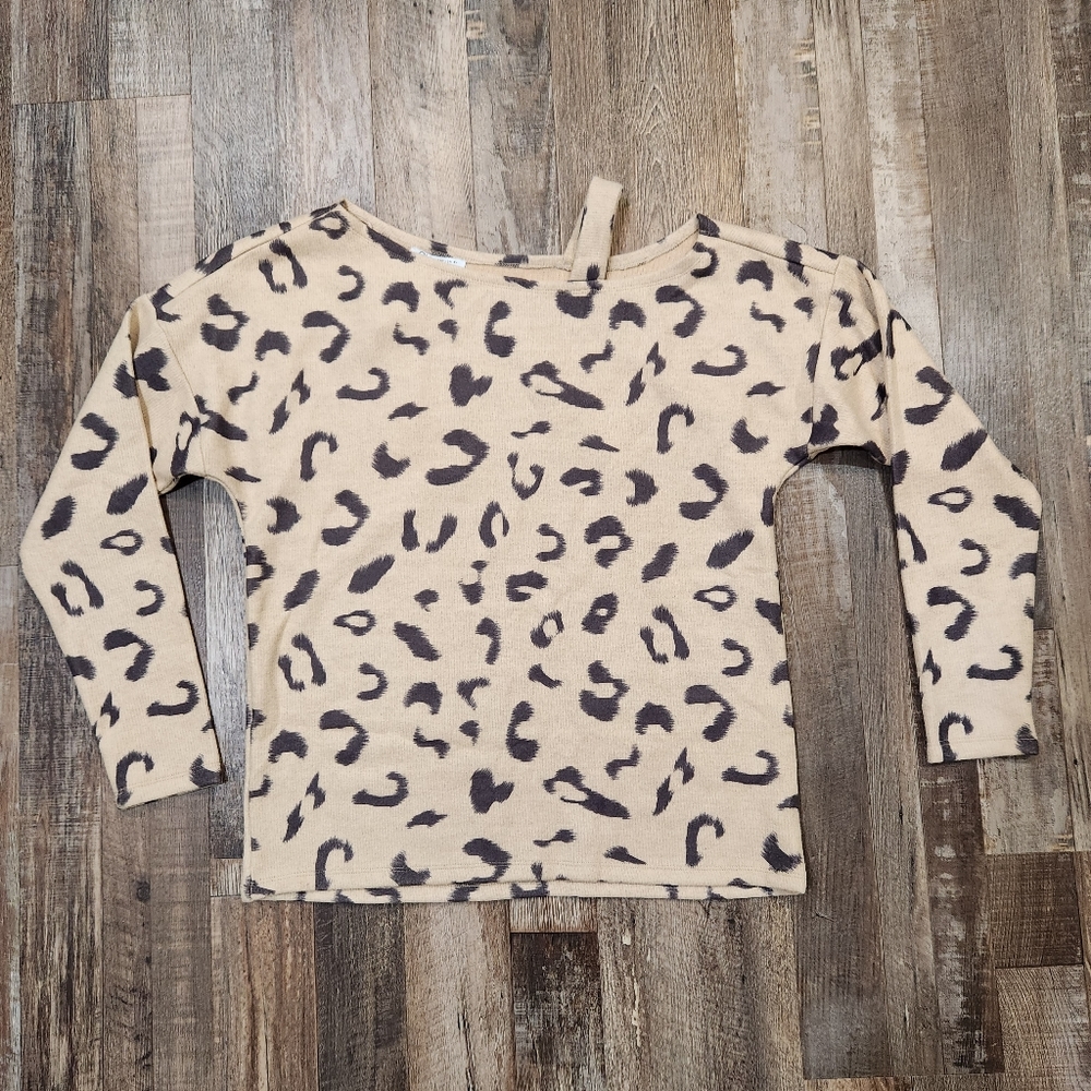 Collection By Cezele Leopard Print Sweater